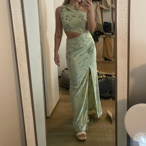 Hello Molly Sage Floral Dress